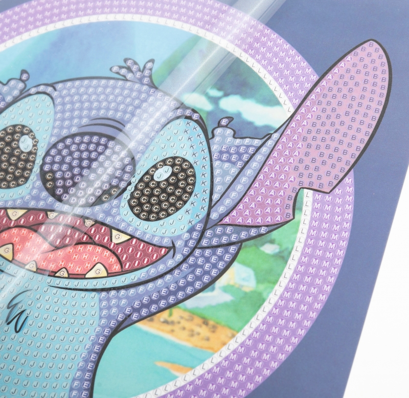 Disney Stitch Piešimo Deimantais Kortelė Stitch,  18 x 18 cm