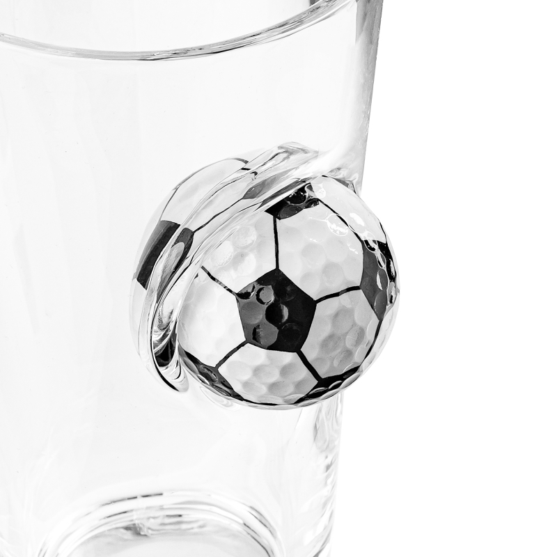 Stiklinė Įstrigęs Futbolo Kamuolys