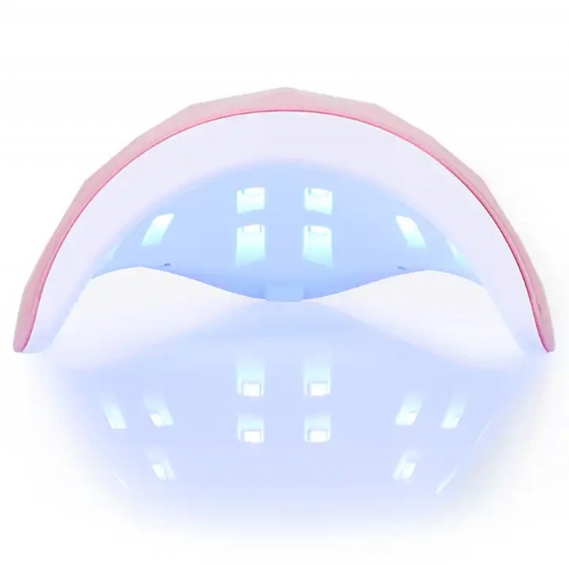 Uv LED Lampa, 18 LED, 54 W, Rožinė