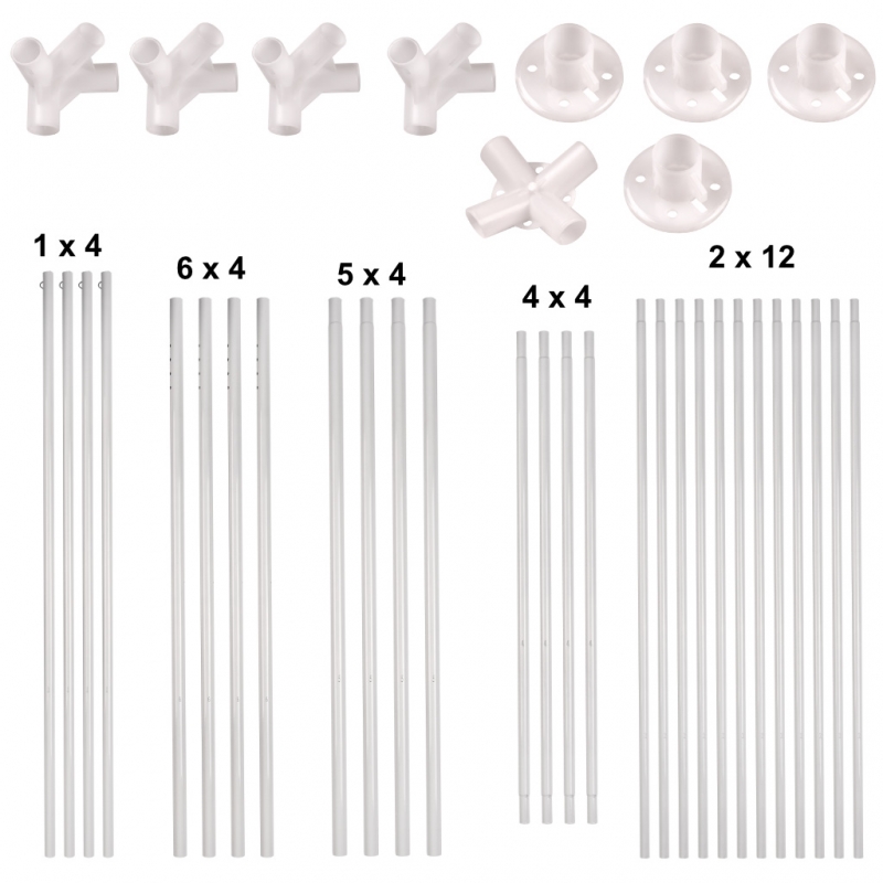 Pavėsinė, Žalia, 2,5 x 2,5 m