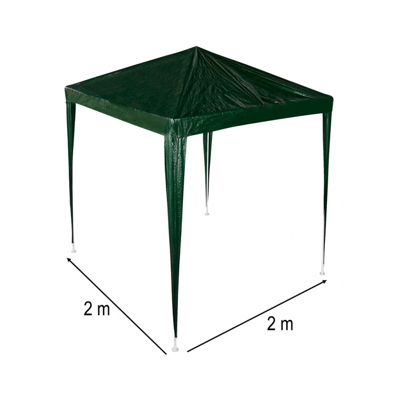 Pavėsinė, Žalia, 2 x 2 m