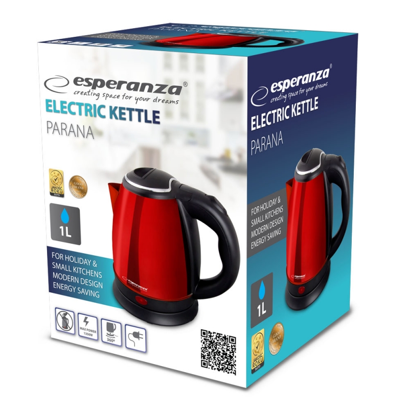 Elektrinis Virdulys Esperanza, 1 l, 1350 W