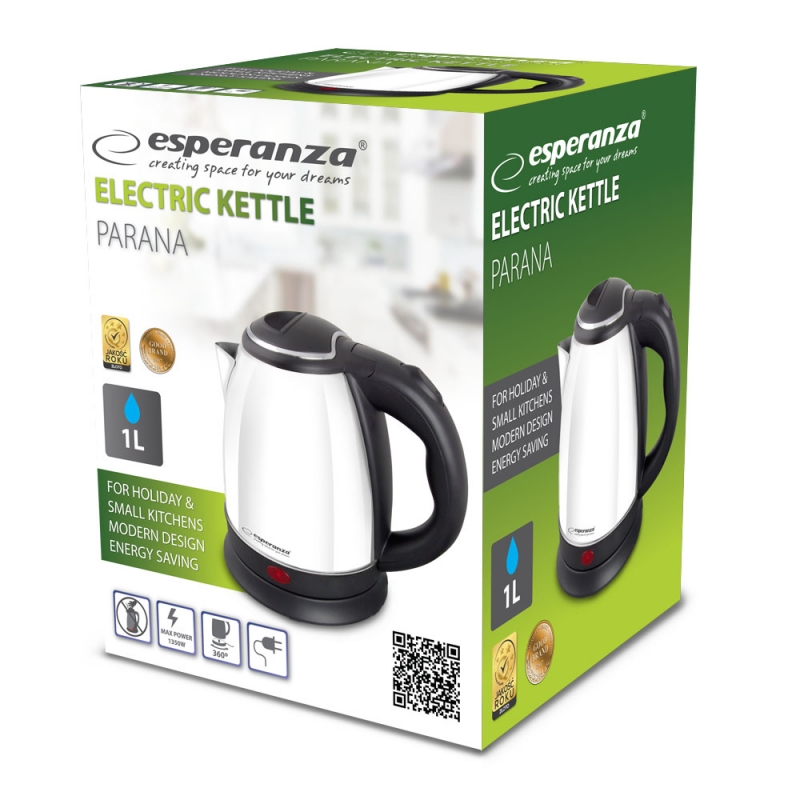 Elektrinis Virdulys Esperanza, 1 l, 1350 W