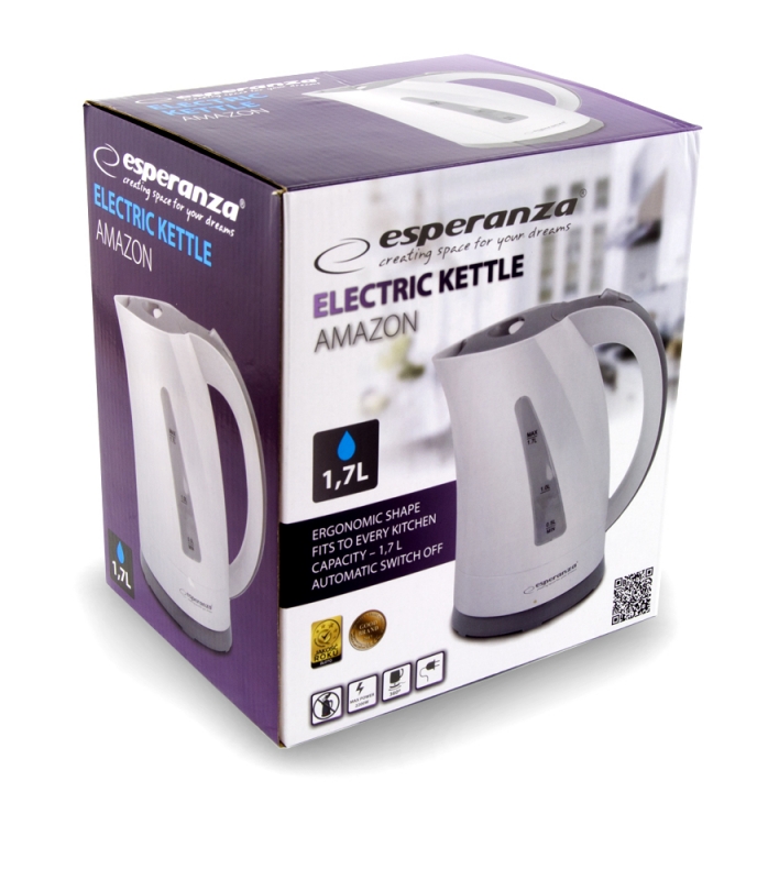 Elektrinis Virdulys Esperanza, 1,7 l, 2200 W