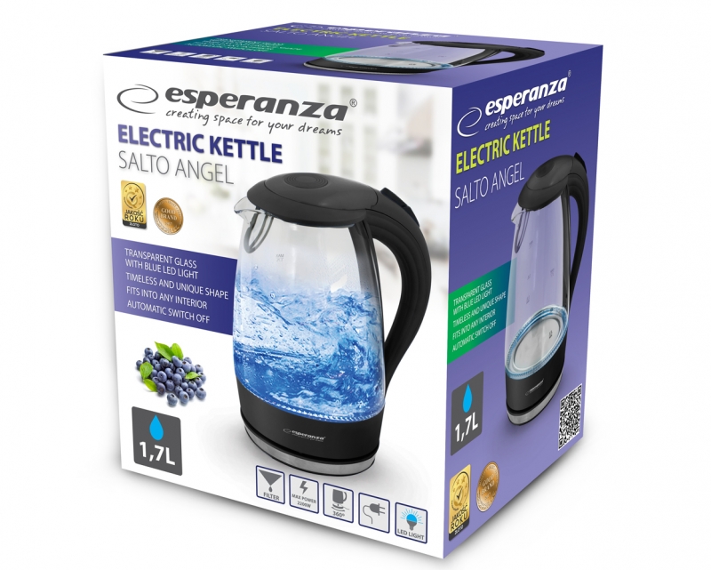 Elektrinis Virdulys Esperanza, 1,7 l, 2200 W