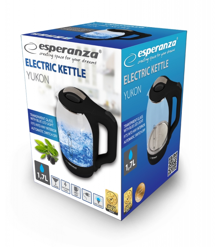 Elektrinis Virdulys Esperanza, 1,7 l, 1500 W