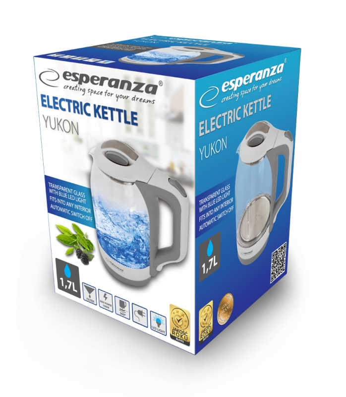 Elektrinis Virdulys Esperanza, 1,7 l, 1500 W