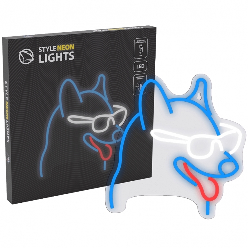 Sieninis Neoninis Šviestuvas Manta, 5 W