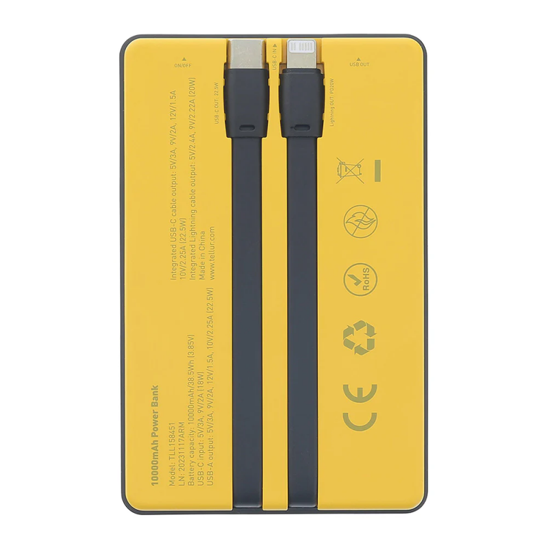 Išorinė Baterija Tellur, 10000 mAh