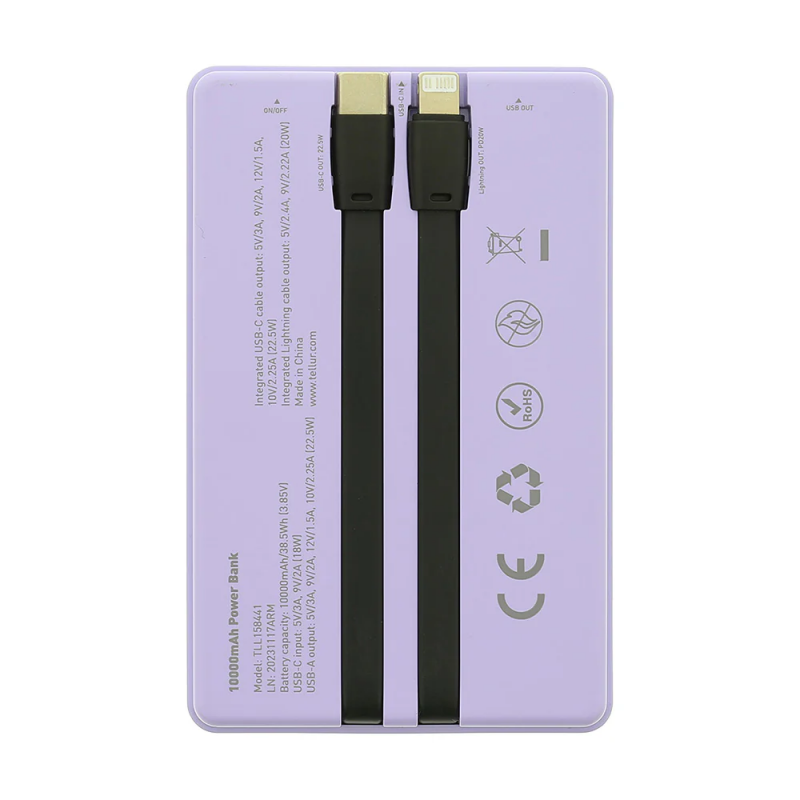 Išorinė Baterija Tellur, 10000 mAh