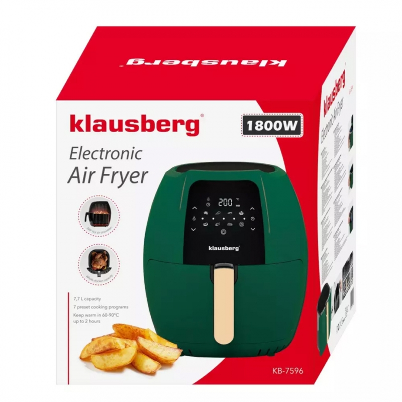 Oro Gruzdintuvė Klausberg, 1800 W, 7,7 l, Žalia
