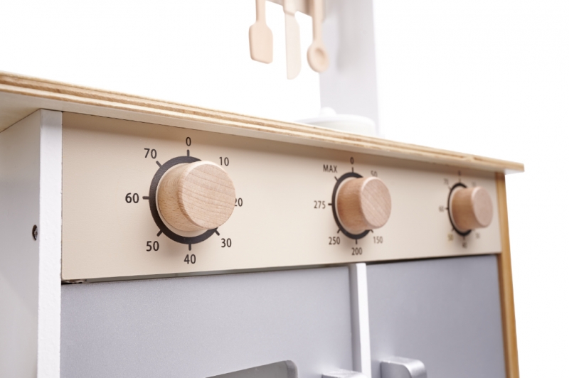 Medinė Mdf Virtuvė Vaikams Lulilo Kuketo + Aksesuarai, 85 cm