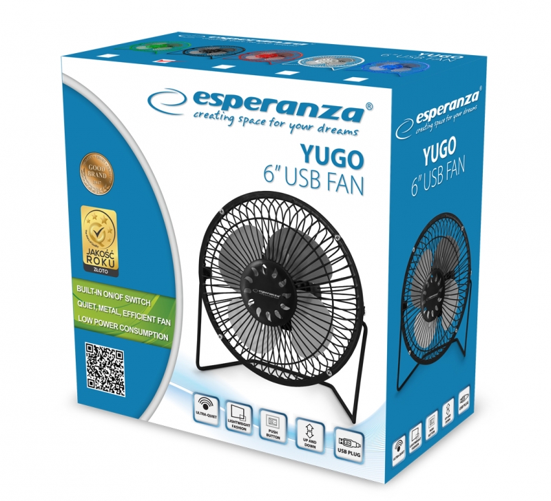 Ventiliatorius Esperanza, 2,5 W
