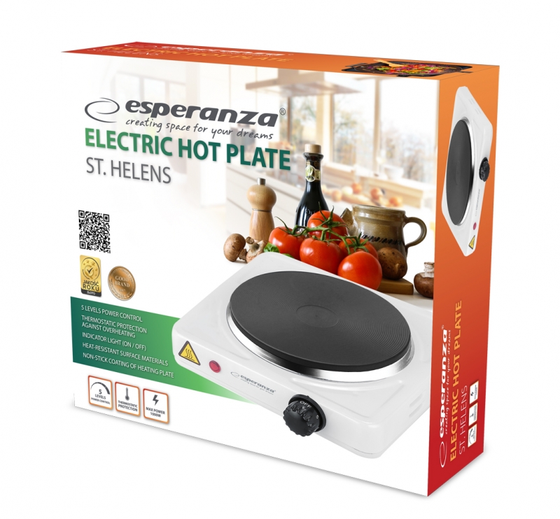 Elektrinė Viryklė Esperanza, 1000 W