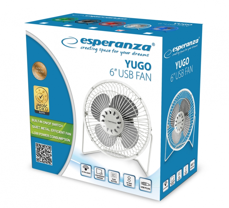 Ventiliatorius Esperanza, 2,5 W