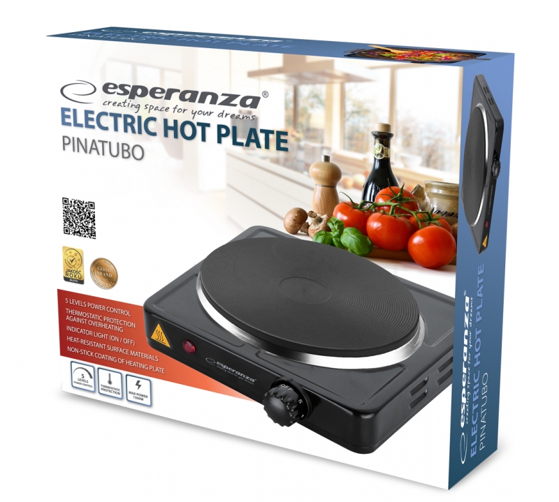 Elektrinė Viryklė Esperanza, 1500 W