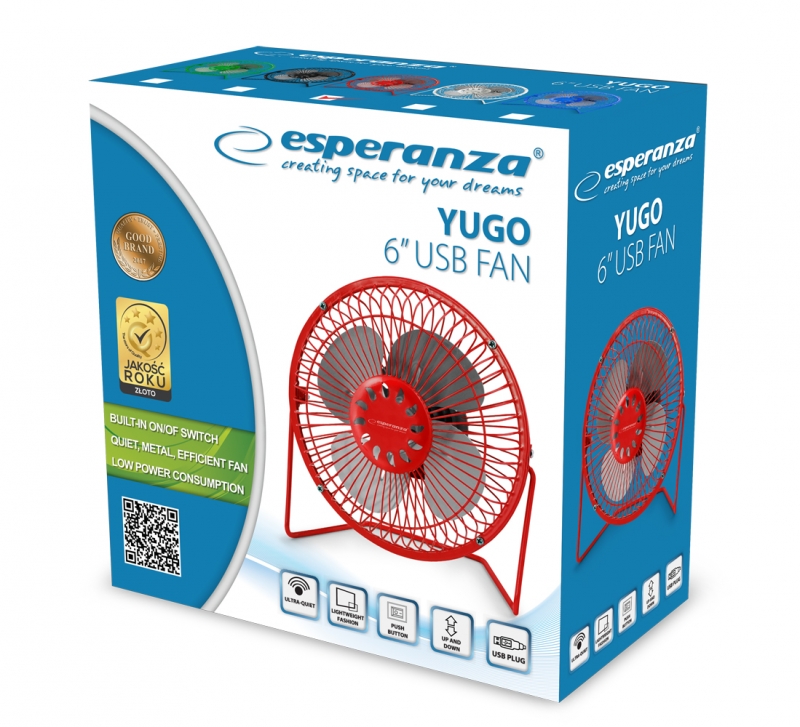 Ventiliatorius Esperanza, 2,5 W