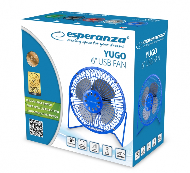 Ventiliatorius Esperanza, 2,5 W