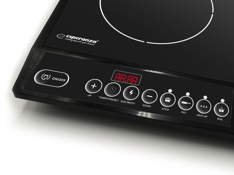 Dviguba Elektrinė Indukcinė Kaitlentė Esperanza, 2000 W