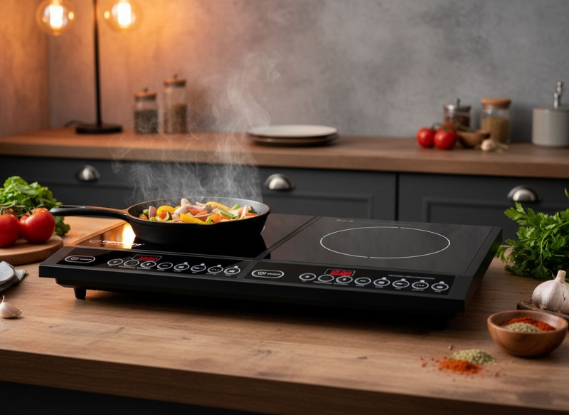 Dviguba Elektrinė Indukcinė Kaitlentė Esperanza, 2000 W