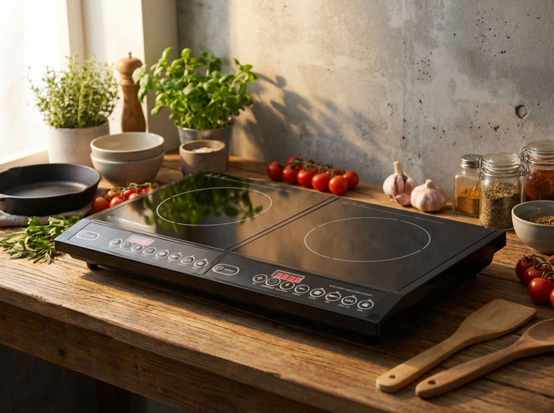 Dviguba Elektrinė Indukcinė Kaitlentė Esperanza, 2000 W