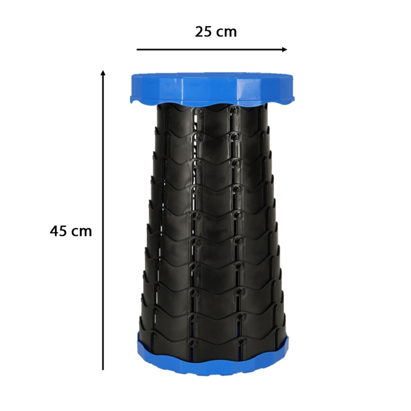 Sulankstoma Kėdė - Taburetė, Skirta Namams, Sodui, Stovyklavimui, Mėlyna