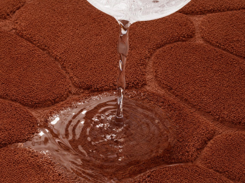 Minkštas Vonios Kilimėlis, 80 x 50 cm, Rudas