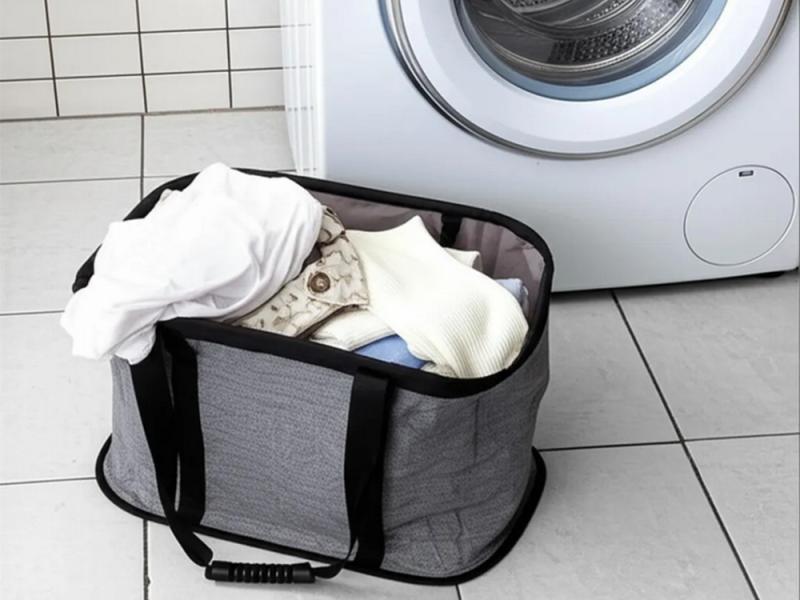 Sulankstoma Krepšys Skalbiniams, 54 x 37 x 23 cm