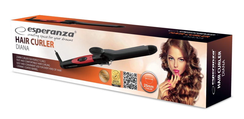 Plaukų Garbanojimo Žnyplės Esperanza, 25 W