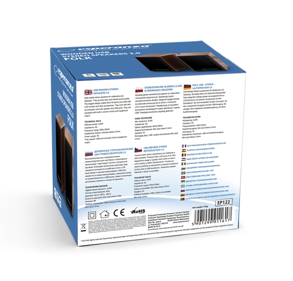 Garso Kolonėlė Esperanza, 6 W