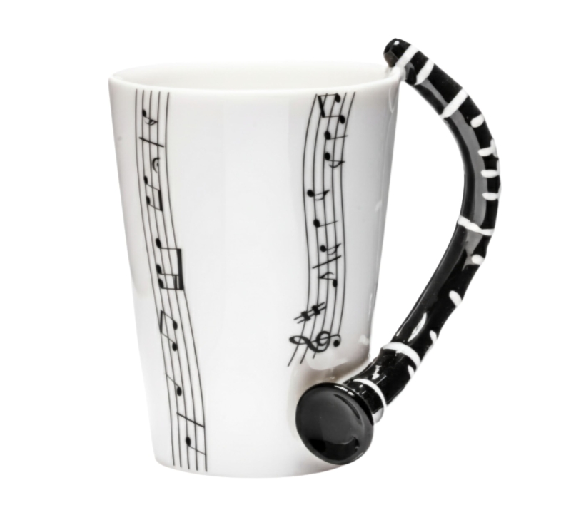 Puodelis Klarnetas Su Padėkliuku