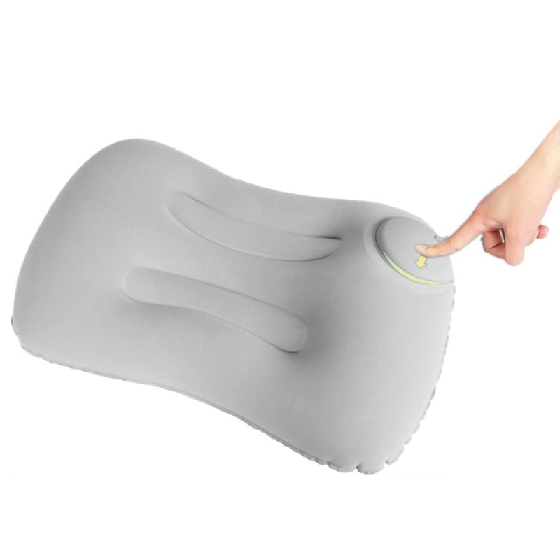 Pripučiama Pagalvė, 43 x 28 x 10 cm, Pilka