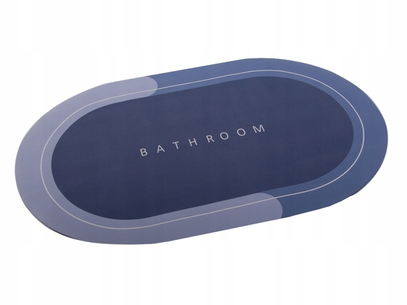 Greitai Džiūstantis Vonios Kilimėlis, 58 x 38 cm, Mėlynas