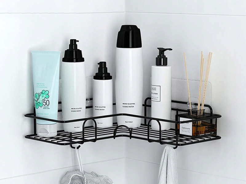 Kampinė Vonios Kambario Dušo Lentyna, Juoda