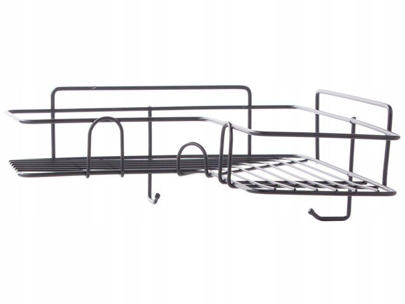 Kampinė Vonios Kambario Dušo Lentyna, Juoda