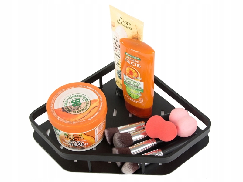 Vonios Kambario Kampinė Lentyna, Juoda