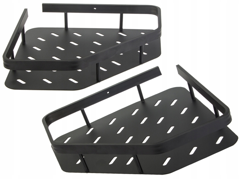 Vonios Kambario Kampinė Lentyna, Juoda