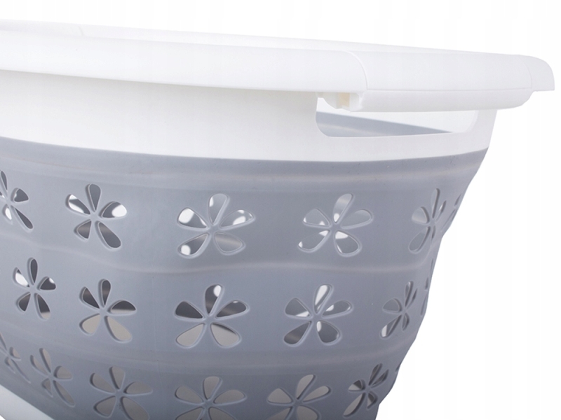 Sulankstomas Silikoninis Skalbinių Krepšys, 25 l