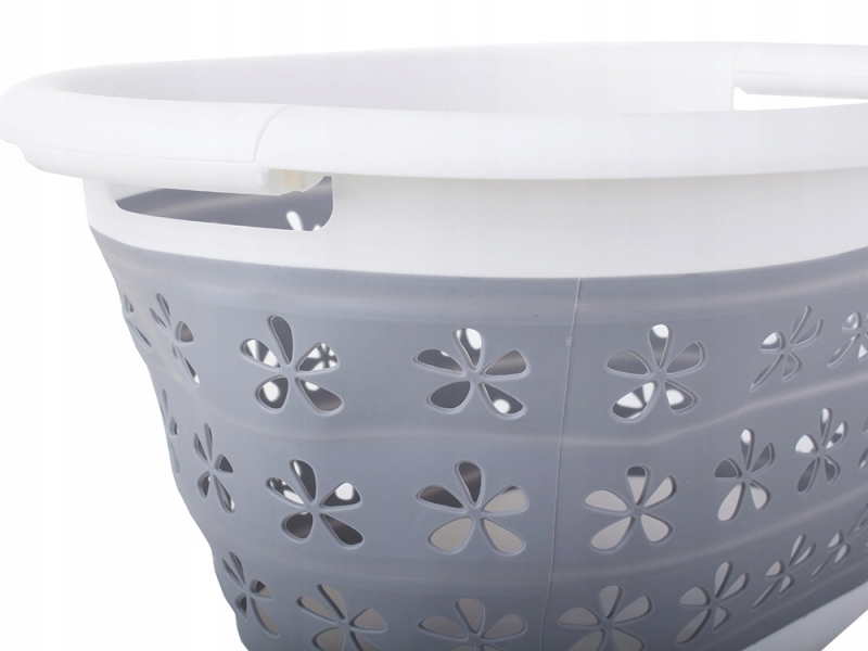Sulankstomas Silikoninis Skalbinių Krepšys, 25 l