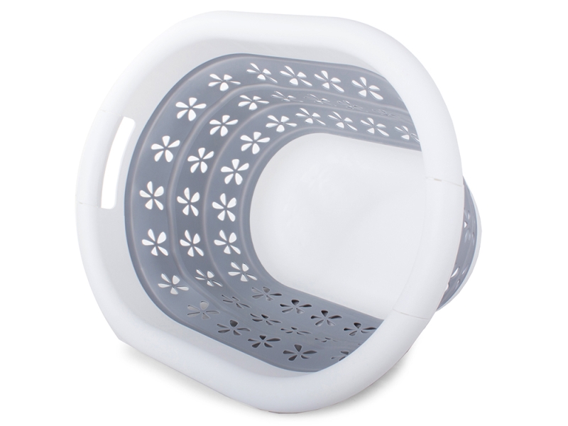 Sulankstomas Silikoninis Skalbinių Krepšys, 25 l