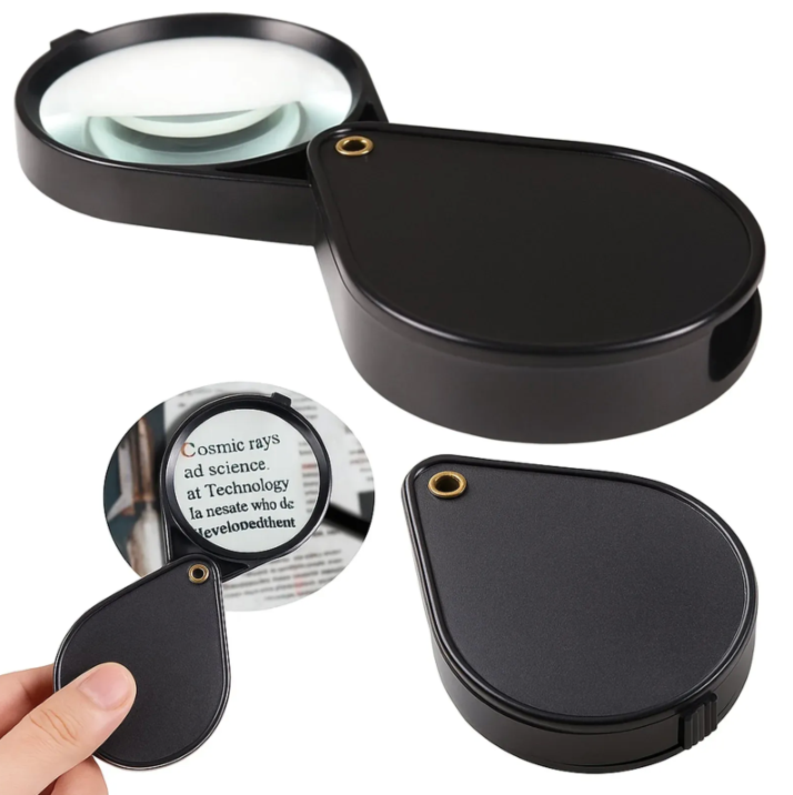 Kišeninis Sulankstomas Didinamasis Stiklas, 60 mm