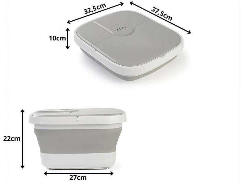 Sulankstomas Šildomas Pėdų Masažuoklis, 500 W