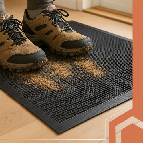 Durų Kilimėlis Ruhhy, 90 x 60 cm