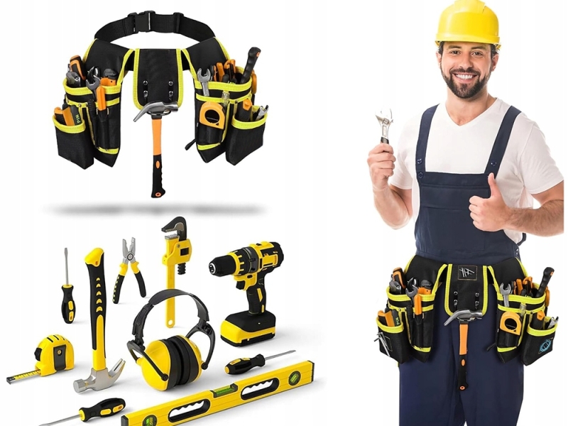 Daugiafunkcinis Įrankių Diržas, 22 Kišenės