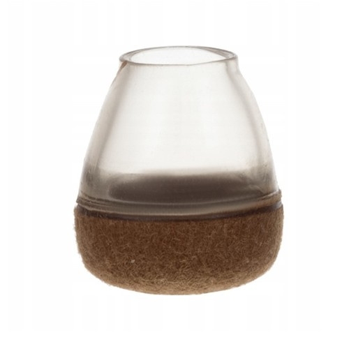 Užmaunamos Kojelės Baldams, Skaidrios, 4 vnt (13 - 23 Mm)