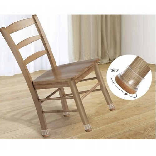 Užmaunamos Kojelės Baldams, Skaidrios, 4 vnt (13 - 23 Mm)