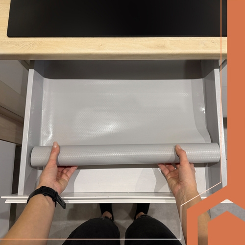 Neslystantis Kilimėlis Ruhhy, Pilkas, 500 x 50 cm