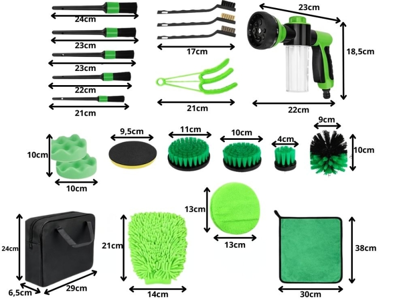 Automobilio Priežiūros Rinkinys, 21 Dal.