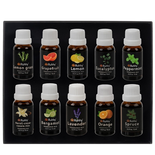 Rinkinys Kvapieji Aliejai 15 ml, 10 vnt