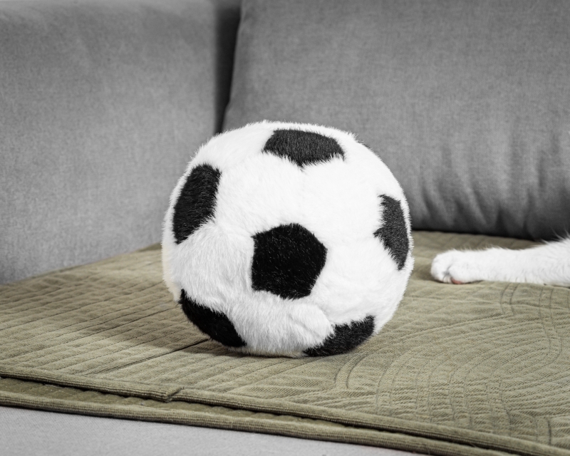 Pliušinis Futbolo Kamuolys